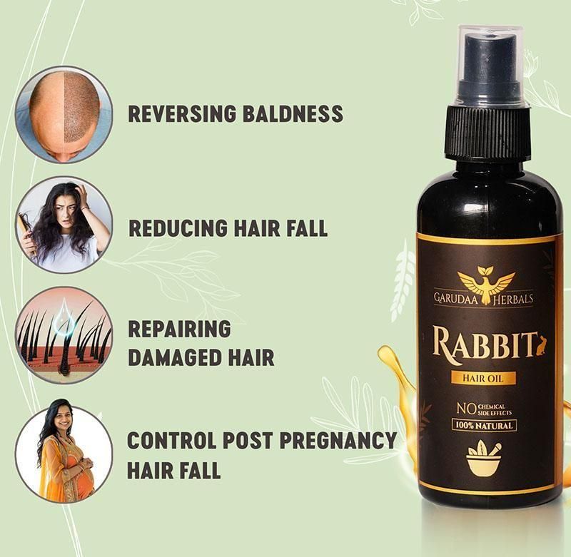 🌿Rabbit Herbal Hair Oil  😍Buy 1 Get 1 Free Today!😍