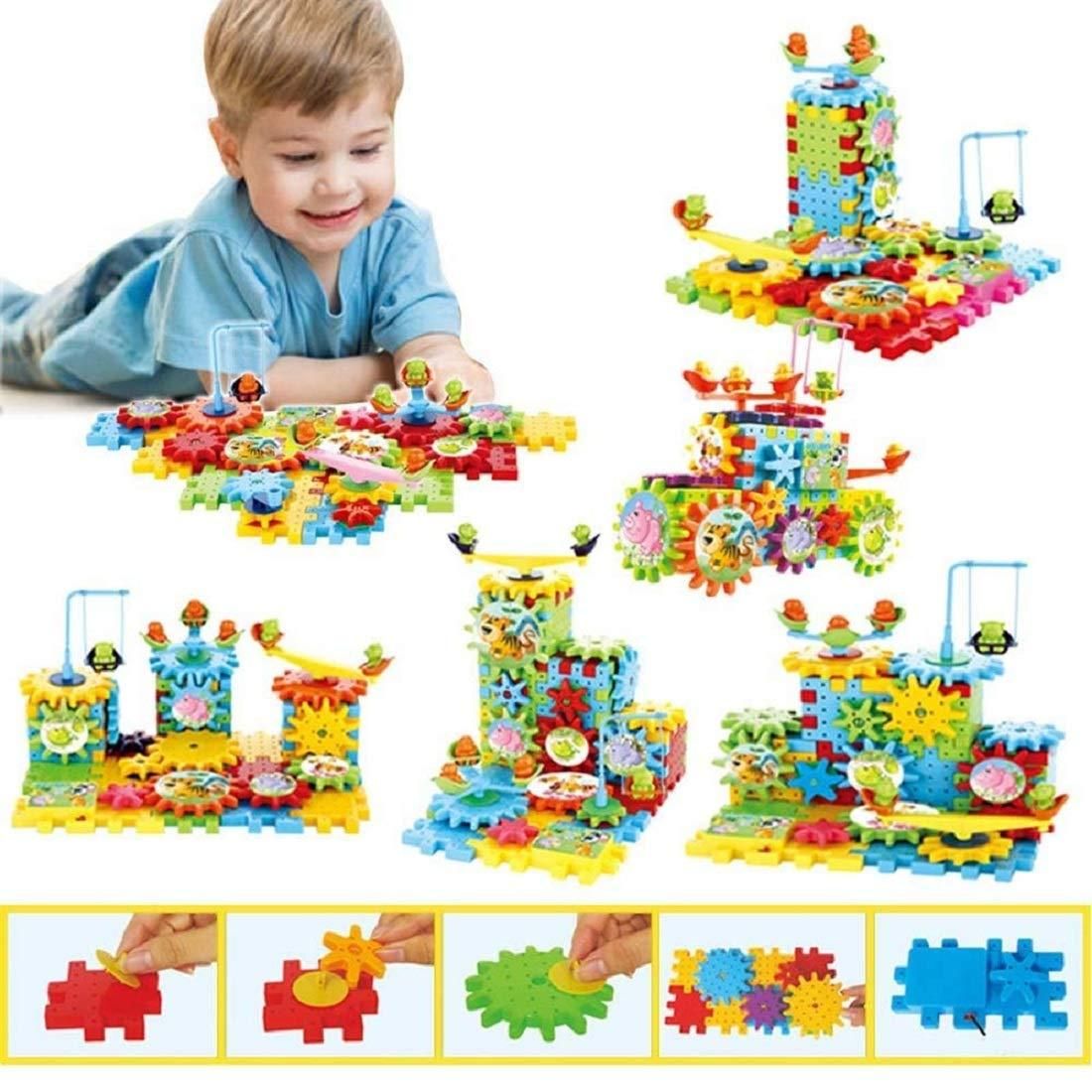 Gear Building Block (81 Pieces & 500+ Designs)