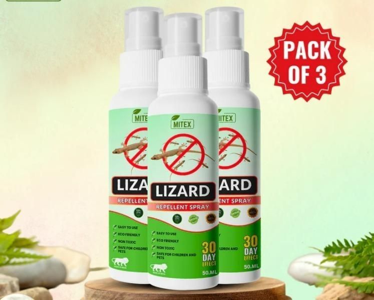 Lizard Spray Pack of 3 (50ml Each)