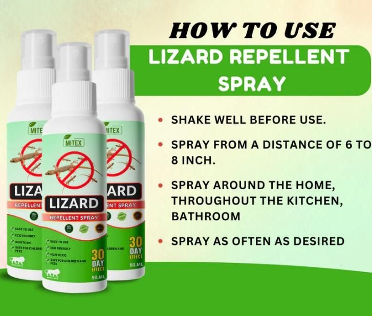 Lizard Spray Pack of 3 (50ml Each)