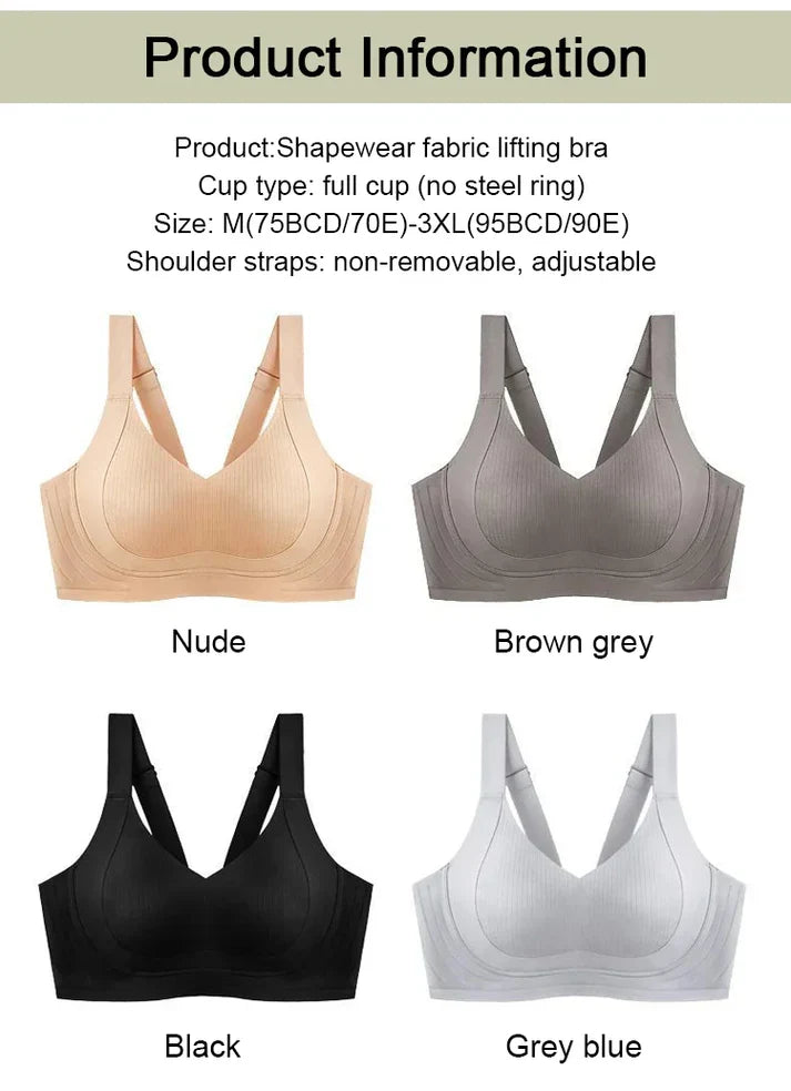 🔥New Year Sale🏆Wire-Free Non-Marking Skin-Friendly Push-Up Bra 🔥(Pack of 3)